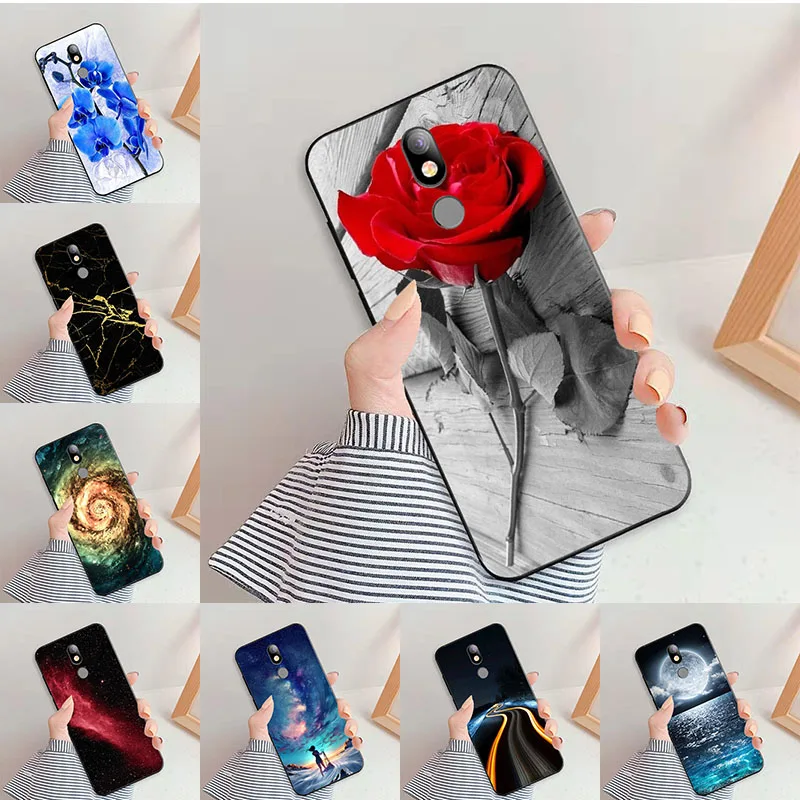 Для LG K40 K12 + K12 Plus X4 2019 X420EM LM-X420EM 4,3-дюймовый разноцветный прозрачный силиконовый мягкий чехол Coque для LG K40 чехлы для телефонов