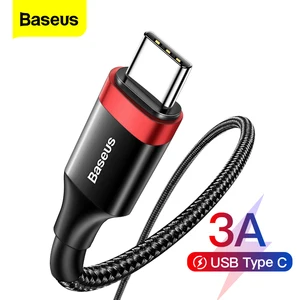 Кабель Baseus USB Type-C для быстрой зарядки 4,0 QC 3,0, быстрая зарядка для Xiaomi Samsung Huawei USBC, провод для передачи данных, шнур, зарядное устройство для телефона, кабели