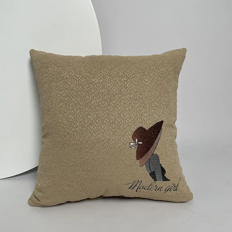 Chenille Jacquard Light Luxury Simple Modern Pillow Cover So