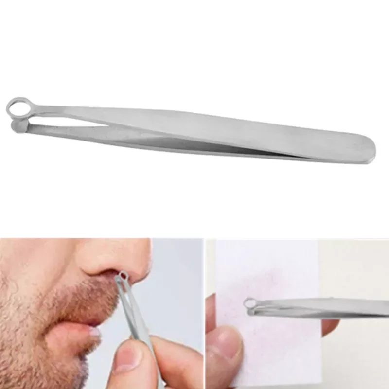 

Multi-function Round Head Nose Hair Trimmer Universal Hair Eyebrows Trimming Tweezers for Men Women Nose Hair Removal Clipper