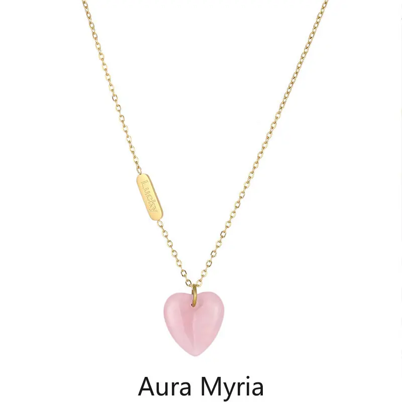 

Женское колье-чокер из нержавеющей стали в форме сердца