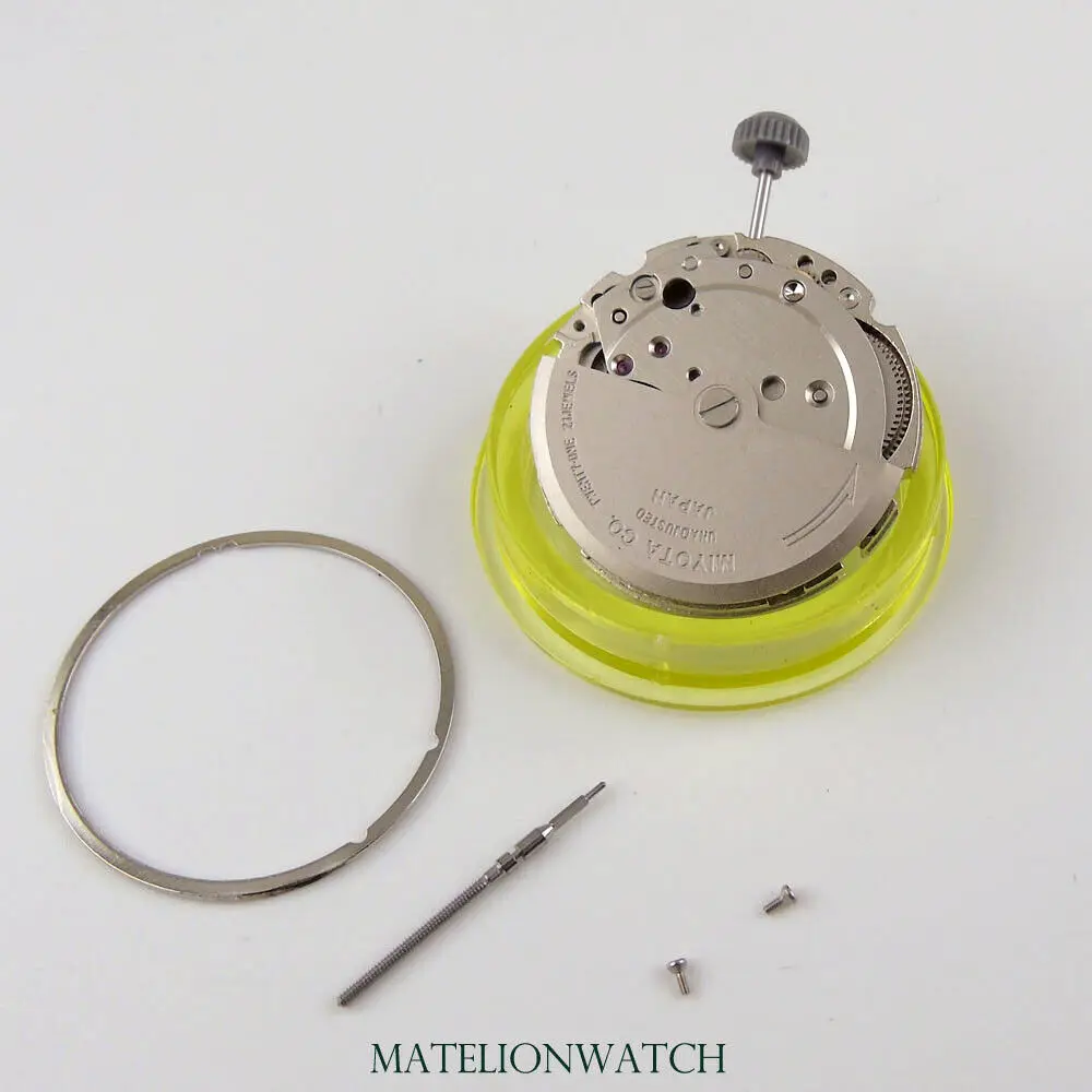 Дата деталей автоматического механизма Miyota 8215 высокая точность 21 драгоценный