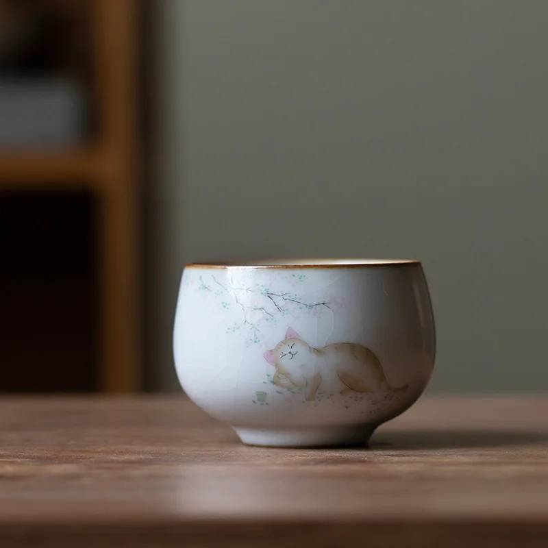 

Керамическая чашка BRTRINBSY TEA с котом