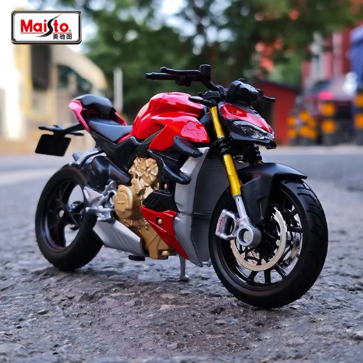 

Maisto 1:18 DUCATI Super Naked V4S Alloy Toy Motorcycle Model Simulation Diecast Metal Motorcycle Model Collection Children Gift