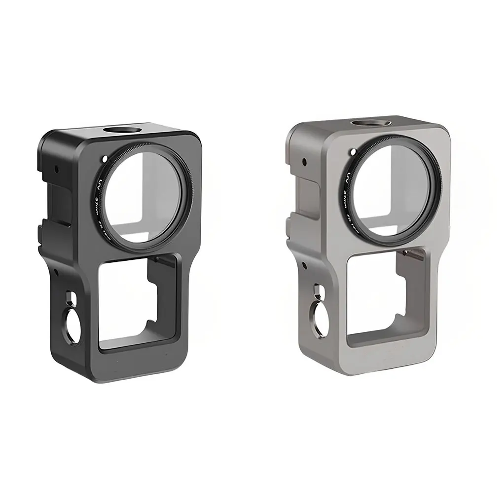 

Чехол-рамка для камеры, защитный чехол из алюминиевого сплава для видеорегистратора, фото-и фотосъемки, черный цвет