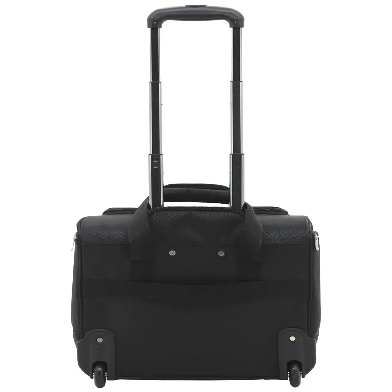 

Engaging 16" Arendale Rolling Black Underseater Luggage with Stylish Design and Great Mobility for a Travel Experience.