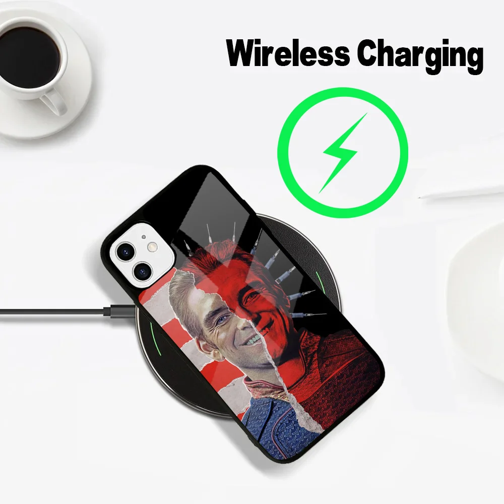 Чехол для телефона H-Homelander T-The B-Boys iPhone 16 15 14 13 12 11 Plus Pro Max Mini Magsafe магнитная