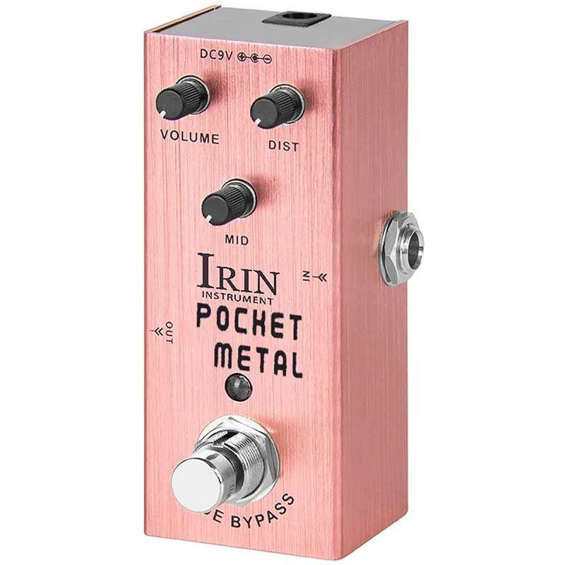 

IRIN Guitar Effector Chorus Professional Single Block Effector Mini Effector Brushed Pink