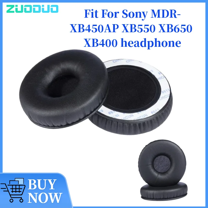 Фото ZUODUO сменные пенопластовые амбушюры, чехол для Sony MDR-XB450AP XB550 XB650 XB400, игровые наушники, гарнитура, амбушюры №1