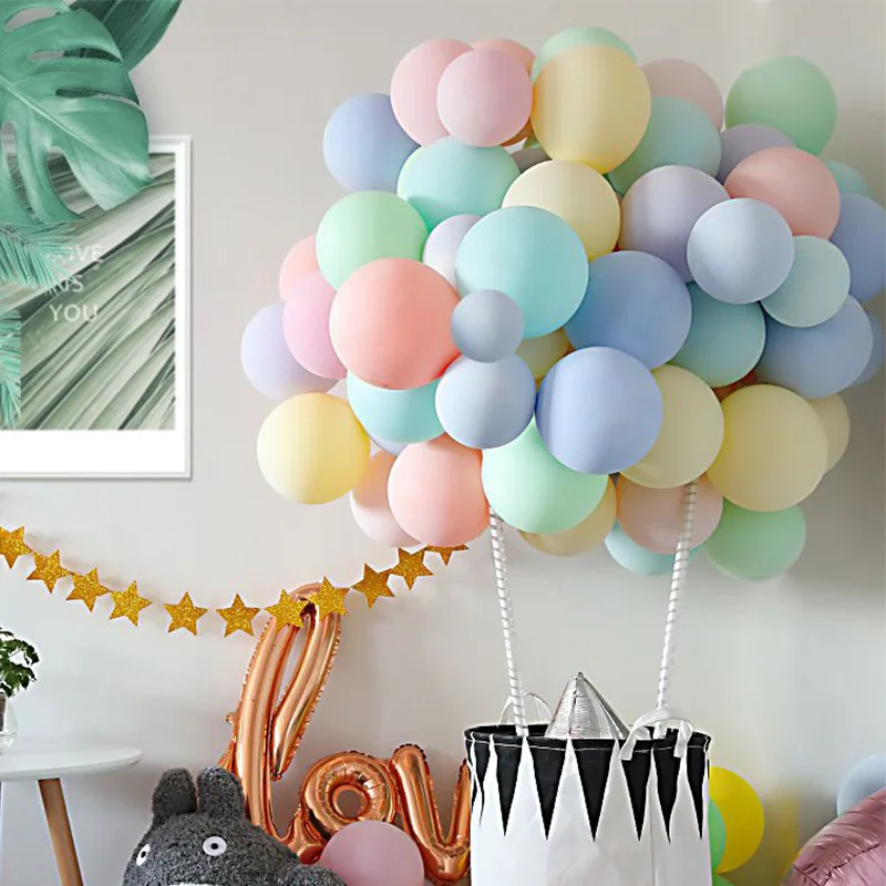 

10/20/30PCS 10 inch macaron thickened latex balloon wedding decoration arrangement children's birthday party romantic decoration