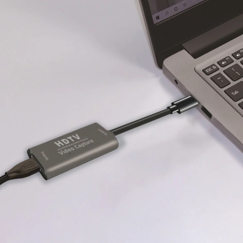 

Video Card To DSLR Plug And Play Audio Live Streaming Broadcasting 4K 1080P 60Hz Grabber Computer for To USB C