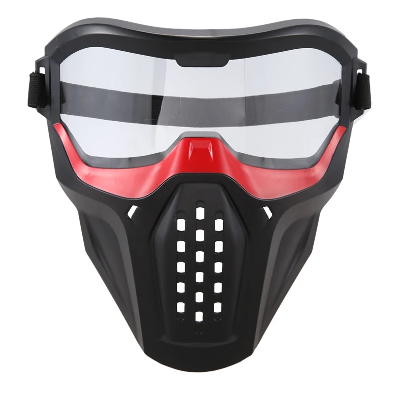 

Hot Mask Protective Eyeglass for Nerf Blaster Out Door Games Red