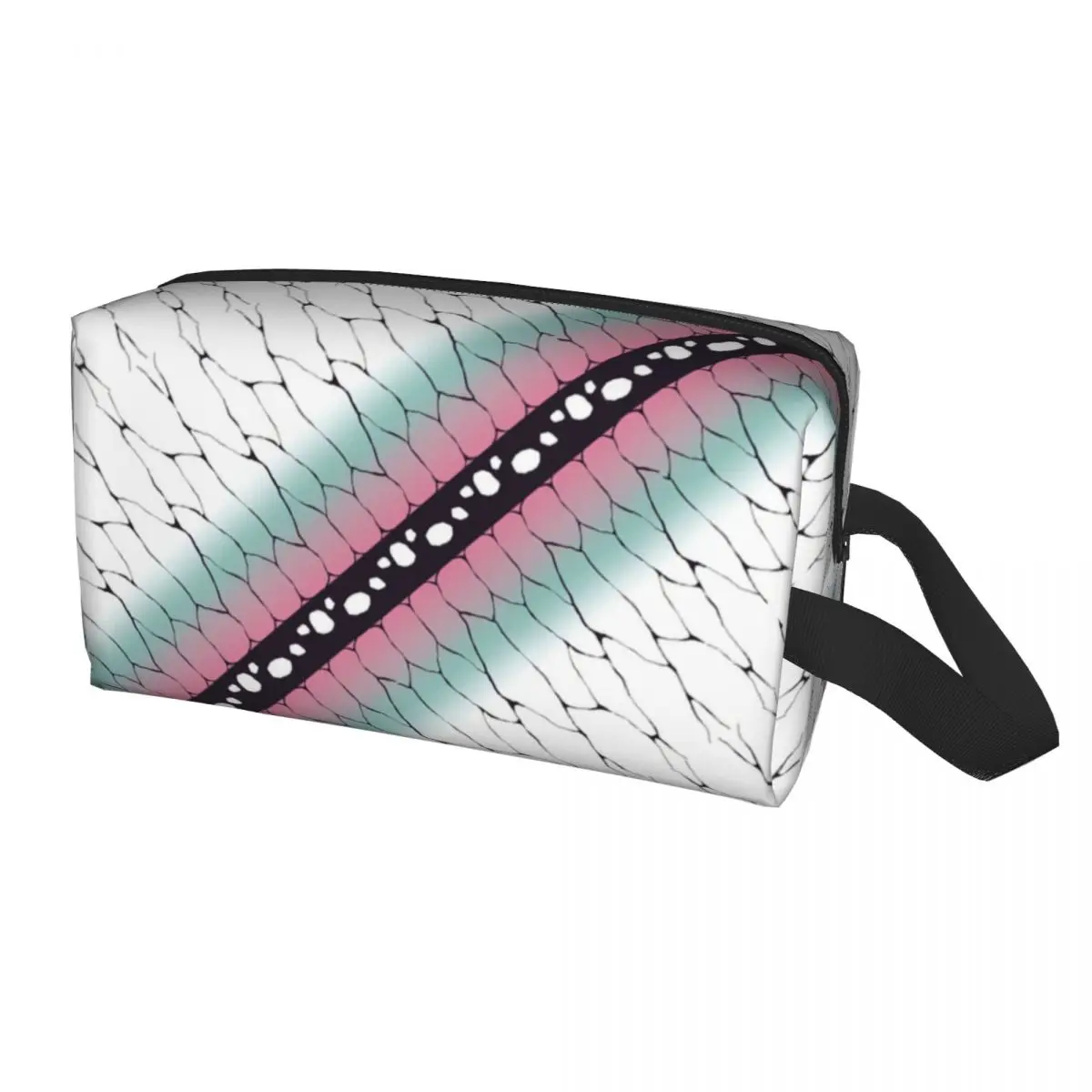 

Дорожная косметичка Shinobu с узором кимоно для женщин, органайзер для туалетных принадлежностей с рассекающим демонов, женский набор для Хранения Туалетных Принадлежностей