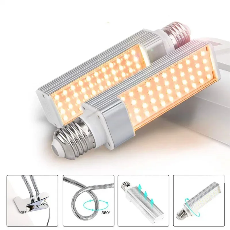 Лампа полного спектра для выращивания растений лампа 5 В E27 фитолампа в помещении