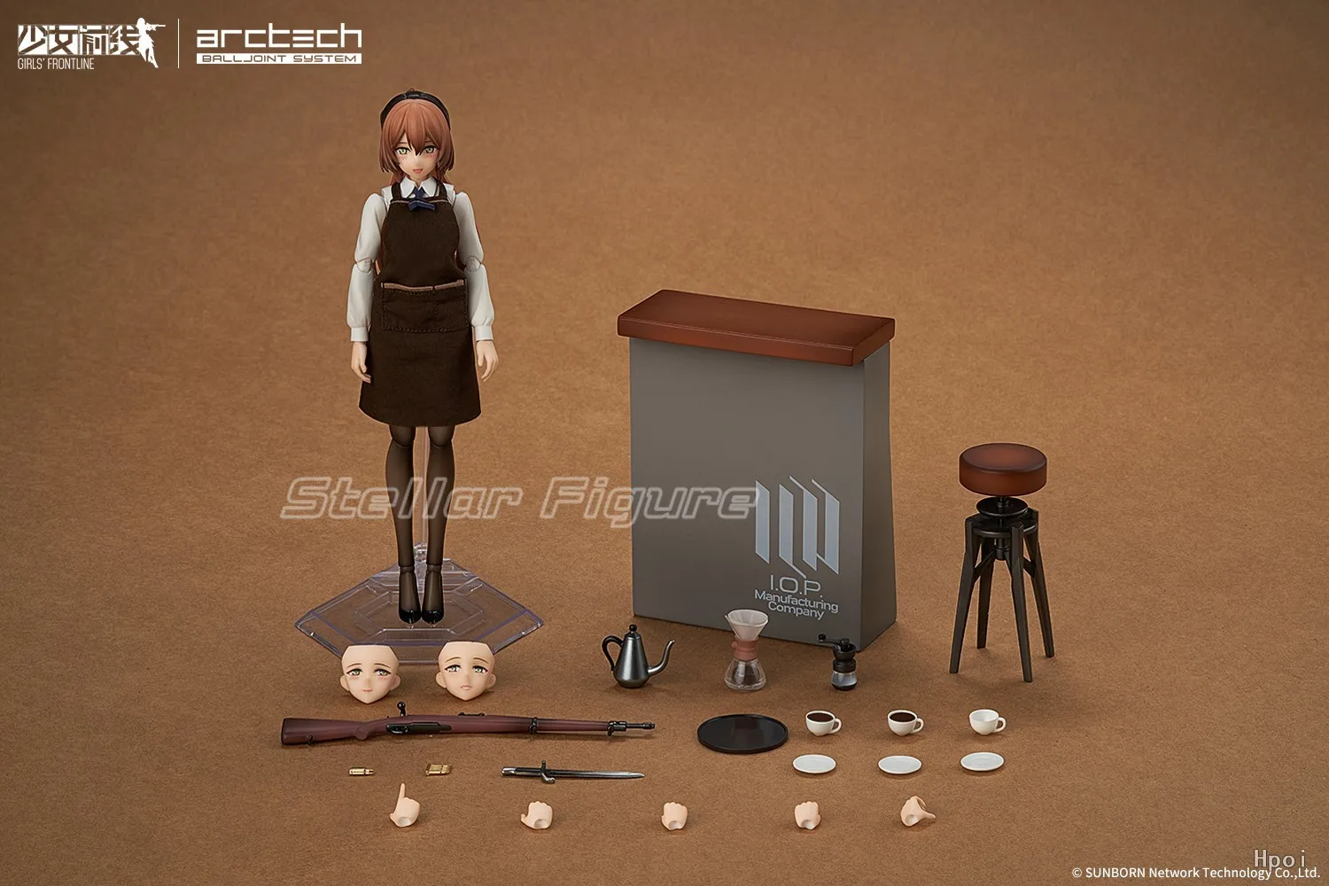 Фото 【SF】В наличии: Коллекционная фигурка APEX-TOYS ARCTECH Girls Frontline Springfield M1903 в масштабе 1/8 №4