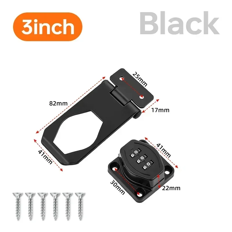 

3-значный бытовой шкаф безопасности, замки с паролем, комбинация ящиков без ключа, кодовая дверь шкафа, домашняя фурнитура, цинковый сплав