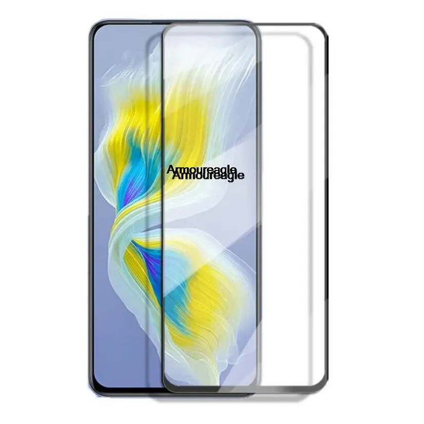 

3d полное клеевое закаленное стекло для tecno pova 3 premier Взрывозащищенная защита для экрана защитный экран на tecno pova 2