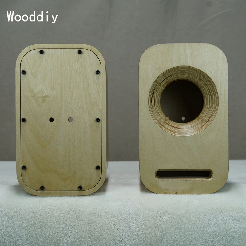 Деревянная полка для книг 3/4/5 дюйма Hi-Fi полный диапазон динамиков мини Пустой