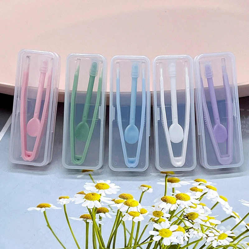 

Multicolor Protable Contact Lenses Tweezers With Suction Stick For Contact Lens Inserter Remover Eyewear Accessories