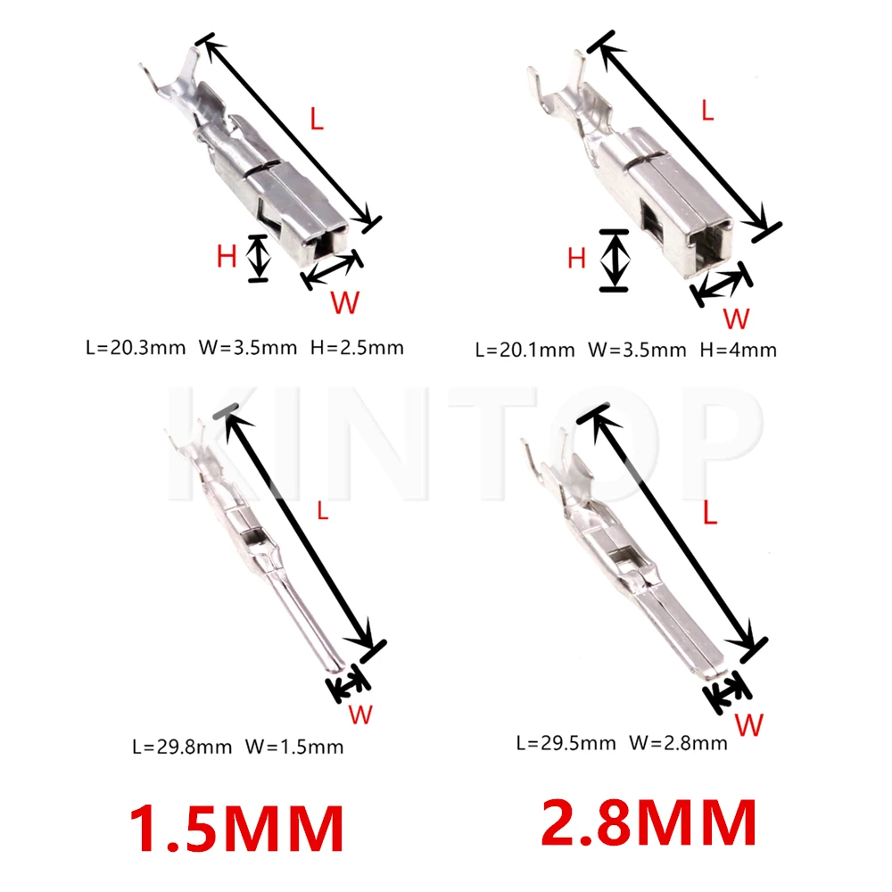 20 шт. 1,5/2,8 мм проводной терминал 211cc2s1120 211cc2s1160p 211CL3S2160 FCI Tyco, автоматический обжимной терминал, медный контактный штекер, гнездовой контакт