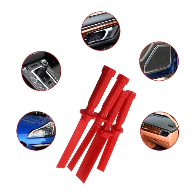 

4Pcs Trim Removal Tool Set Panel Fastener Clip Removal Automobile Plastic Upholstery Removal Install Pry Car Tools KXRE