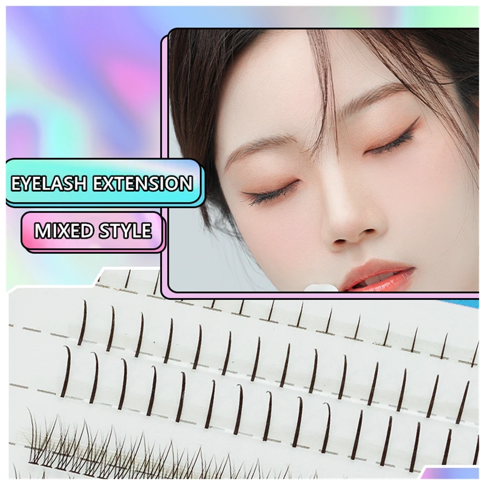 

Eyeslashes Extension Personal Eye Lash Professional Makeup Individual Cluster EyeLashes Grafting Fake Eye Lashes False Eyelashes