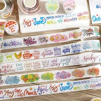 3m kawaii art letters diy washi tape scrapbook diary scene frame decor cute stickers school stationery