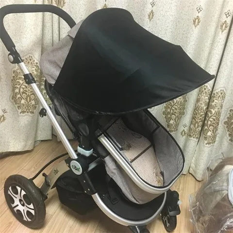 Stroller Sun Canopy Awning Sunshade Cover Pushchair Roof Pushchair Basket Sunshade Cover Baby Buggy Replace Roof Pram Covers