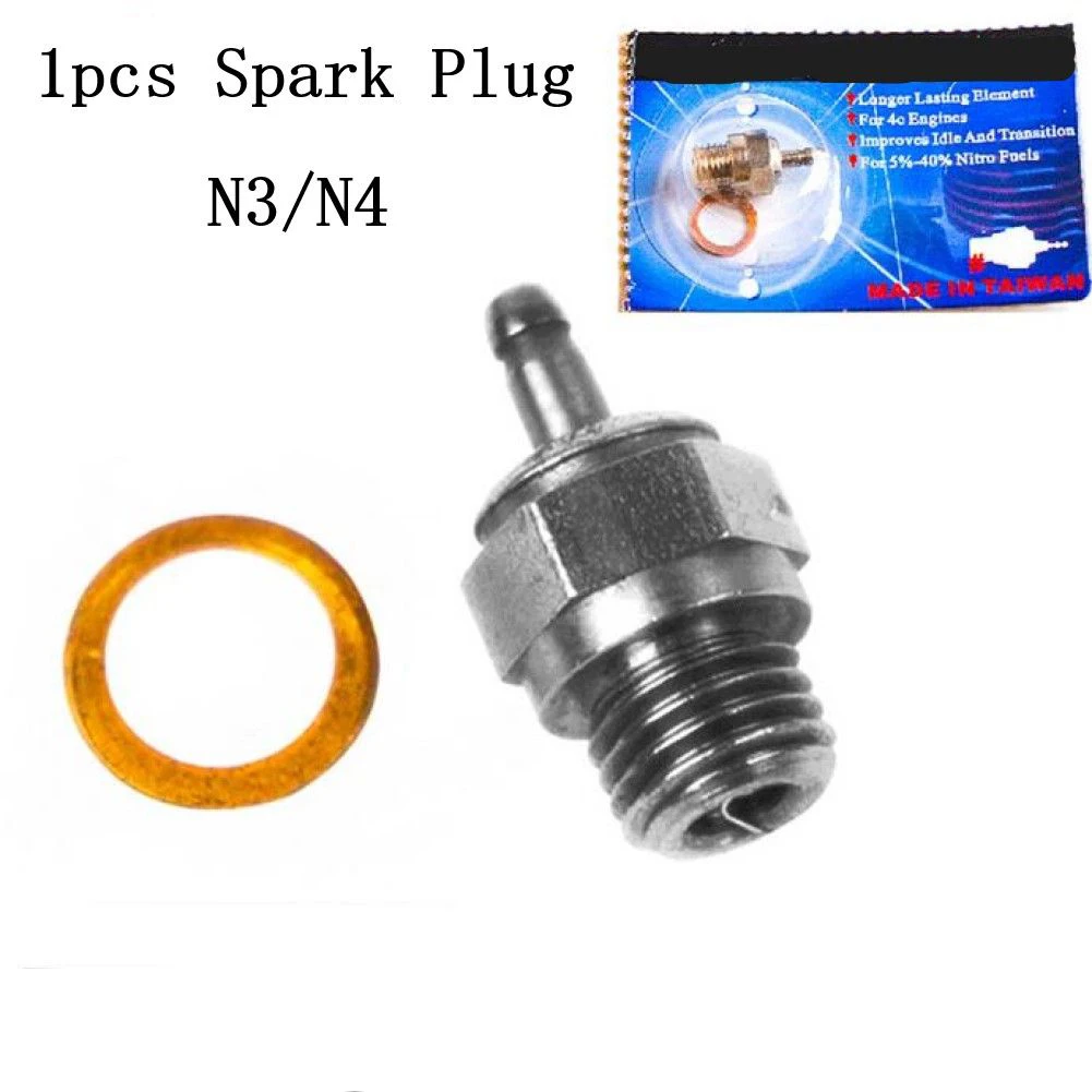 

Universal #8 Glow Plug N3 N4 Spark Nitro Engine Parts HSP Replacement For HSP RC Car Part Hot Sale For All Nitro RC Cars