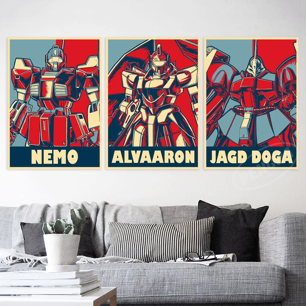 

Home Decor Gundam Canvas Tatank Wall Art Painting Desert Pictures Hundreds Of Styles Printing Grim Reaper Poster For Living Room