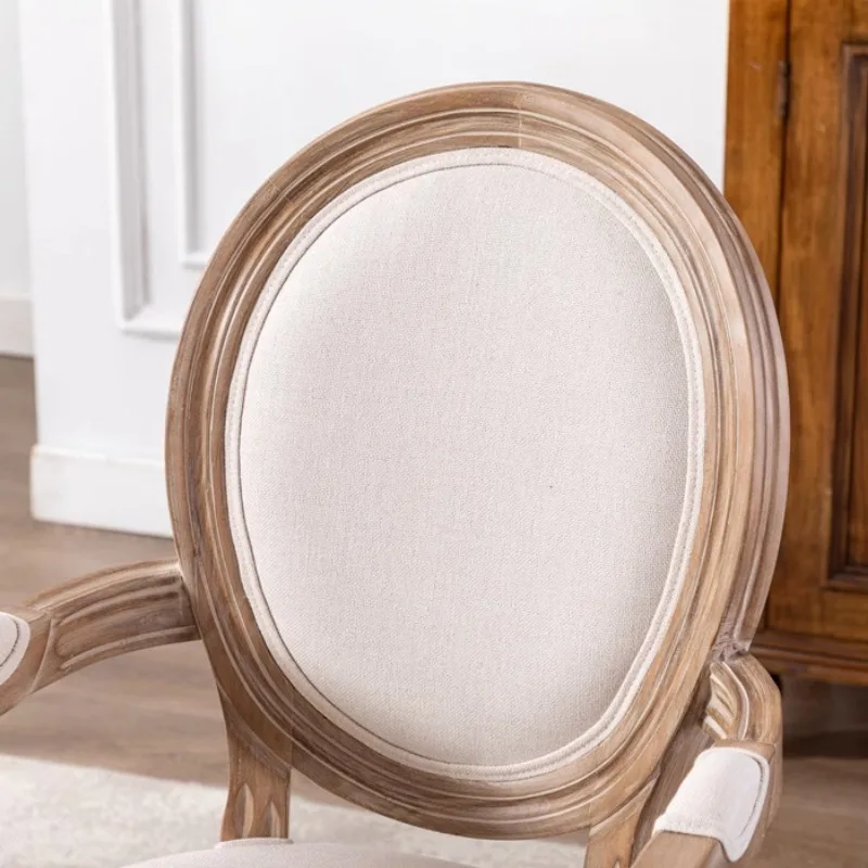 Американский деревенский ретро стул из массива дерева обеденный для отеля кафе