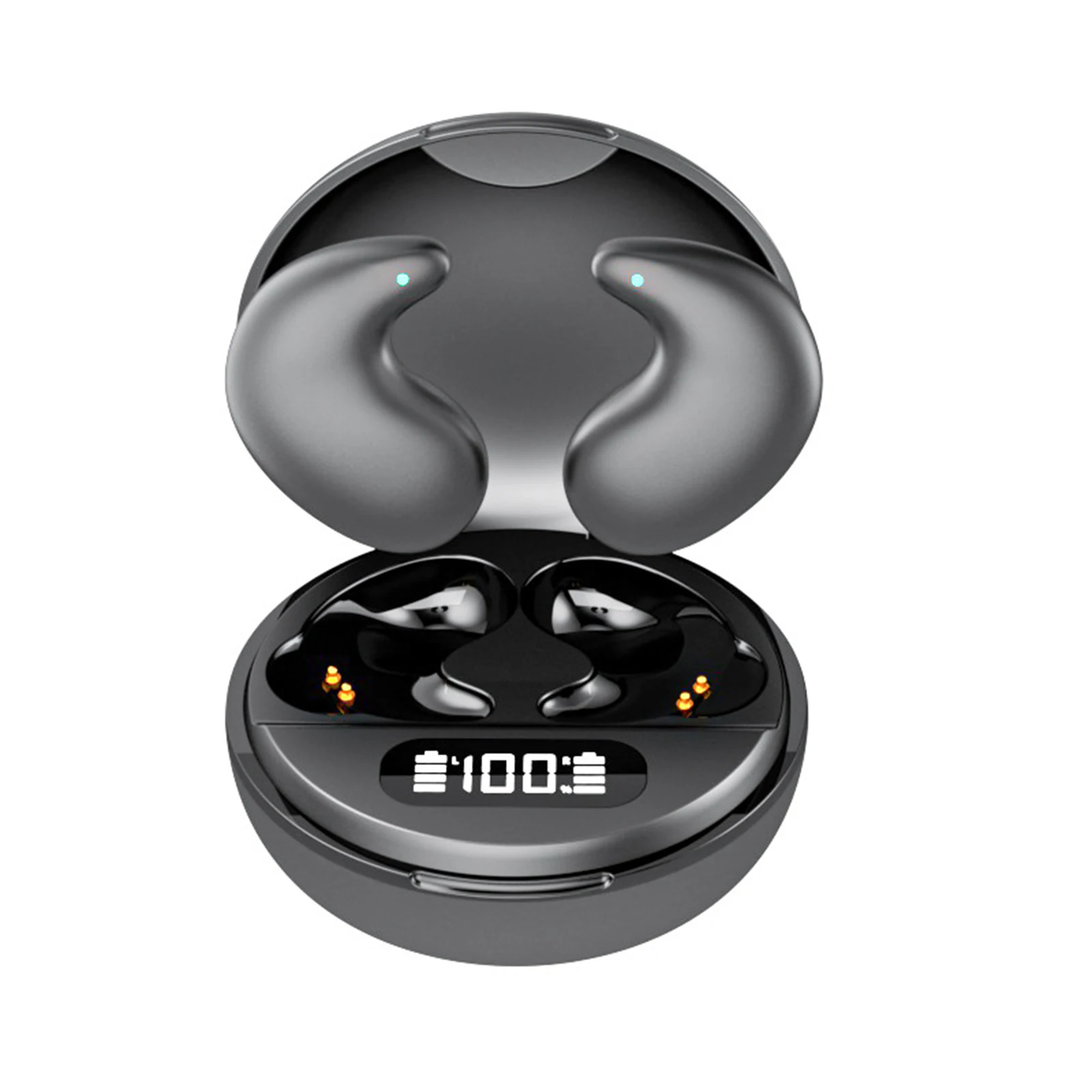 Фото Bluetooth-совместимые наушники-переводчики 5.3 с ИИ для перевода в реальном времени, наушники для сна, работы и спорта №5