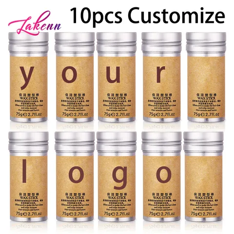 Восковая Палочка для парика, палочки для удаления волос с помощью воска, для Flyaways Edge, Frizz, с контролем краев, с логотипом на заказ