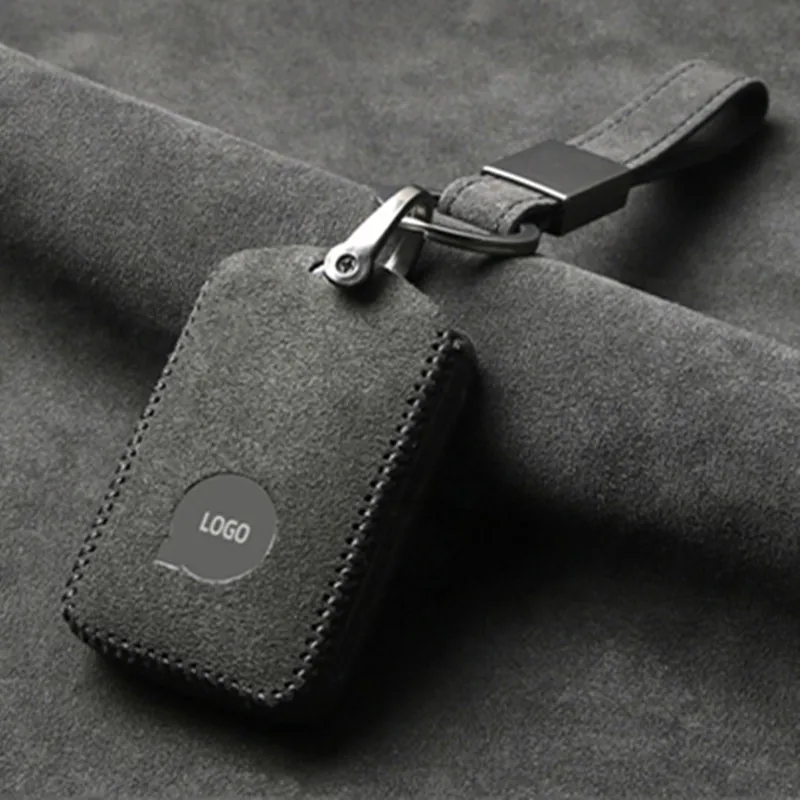 

Чехол для ключей из алькантары для Volvo xc90/xc40/v40 xc60/s90/a60, мужской и женский защитный чехол с пряжкой для пульта дистанционного управления