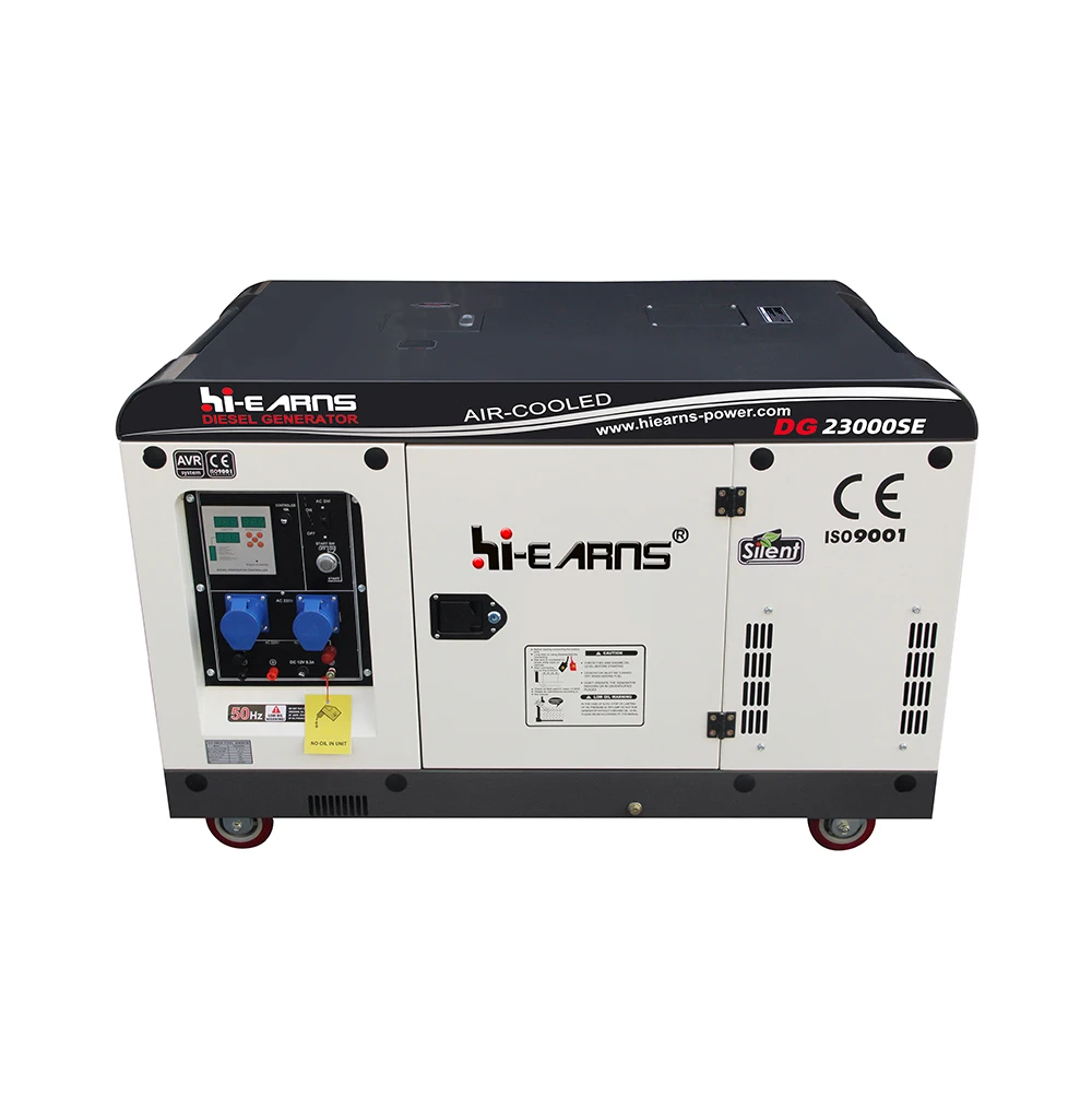 Бесшумные двухцилиндровые электрогенераторы 2V98 мощностью 16 кВт