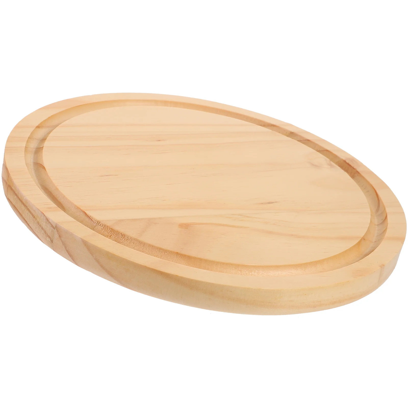 

Fish Cutting Board Wooden Cake Tray Circle Bread Vegetable Chopping Pine Tabletop Serving Plate Fruit Storage Slab