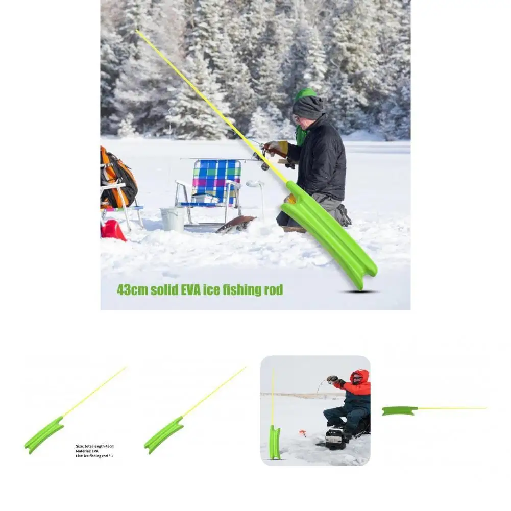 

Excellent Short Fishing Rod Simple Operation Practical High-strength Ice Fishing Pole Ice Fish Rod Ice Fishing Pole