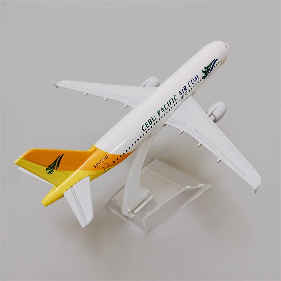 Фото Модель самолета 16 см, авиа, Филиппины, CEBU PACIFIC A320, аэробус 320, авиакомпании №4
