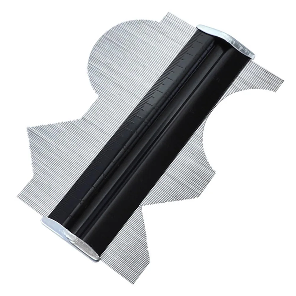 

6 Inch Gauge Template Professional Durable Laminate Shape Duplicator Clear Metal Tiling Multipurpose Profile Measuring