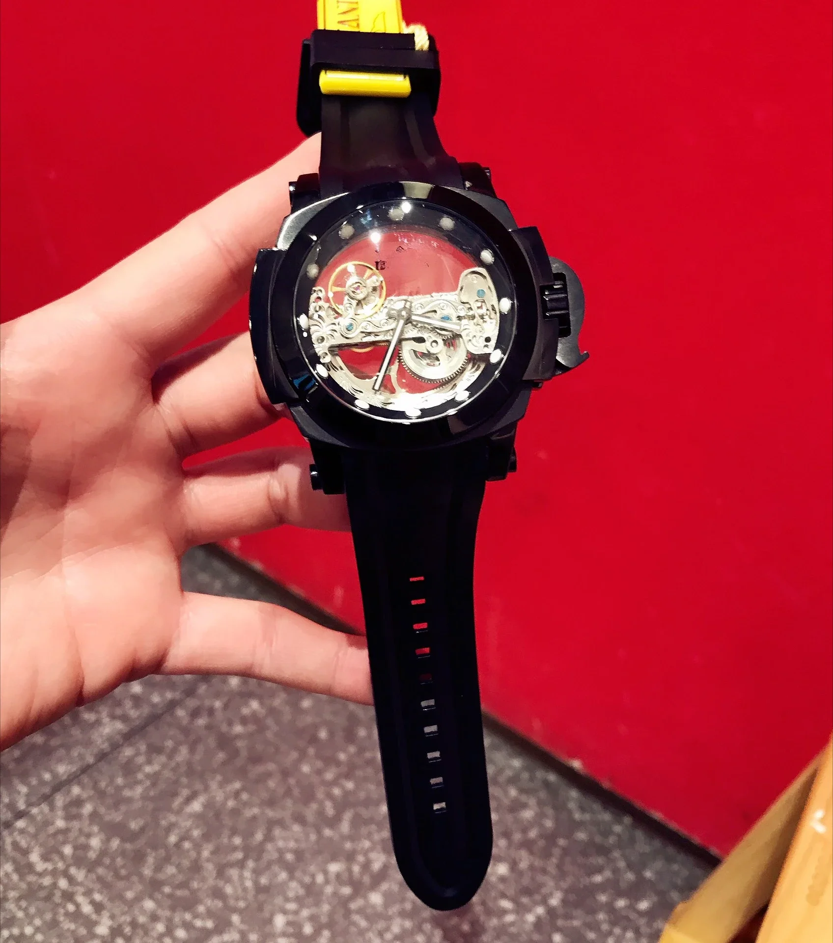 IN*VIC*TA Мужские многофункциональные полые креативные мужские механические часы