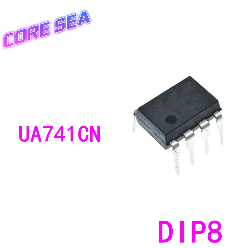 

10 шт. UA741 UA741CN UA741CP встроенный чип операционного усилителя DIP8