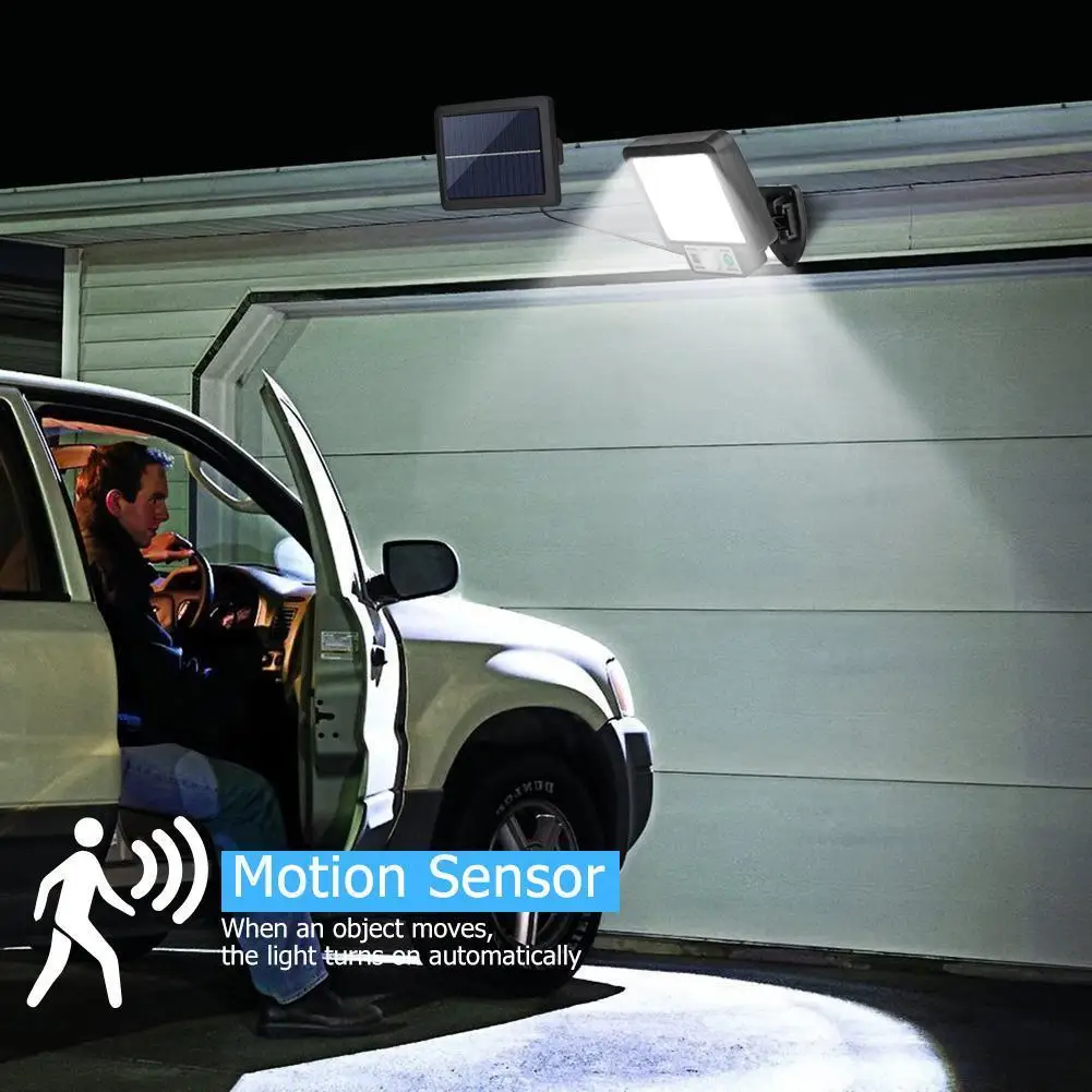 

LED Solar Powered Wall Light Outdoor Motion Sensor Lamp Garden Street Lighting