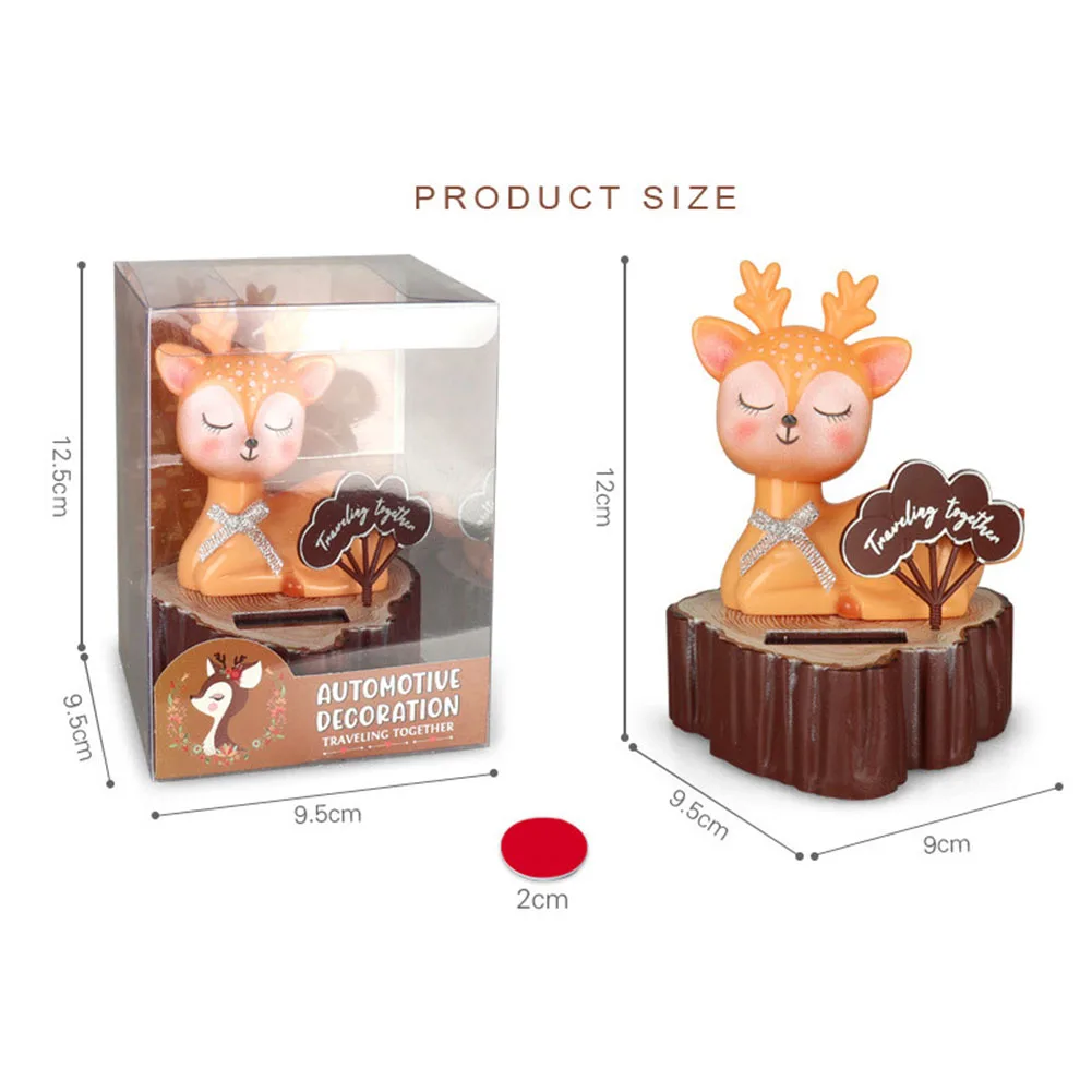 Яркий солнечный орнамент с оленем для интерьера автомобиля и домашнего декора