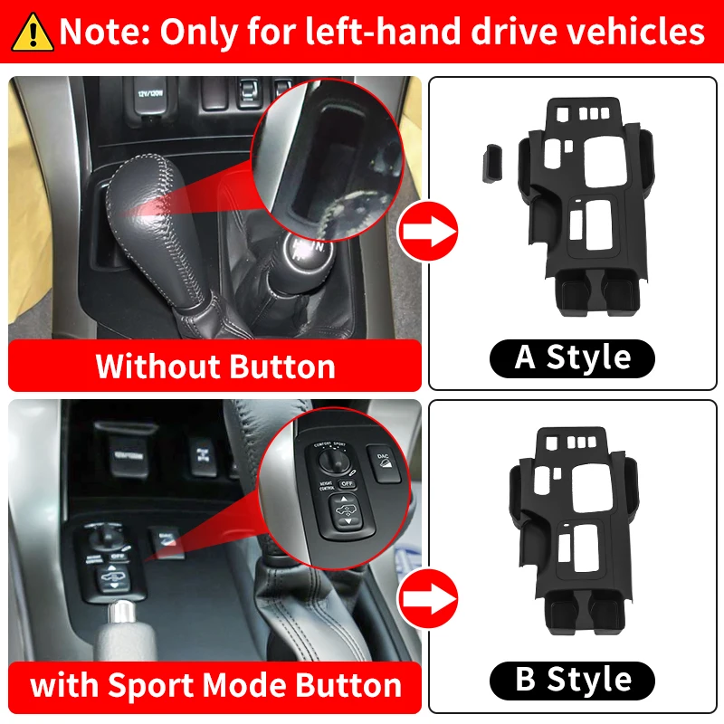 Фото Для Toyota Land Cruiser Prado LC120 120 fj120 2003-2009: Мягкая силиконовая накладка на центральную консоль, защита от царапин, аксессуары для интерьера №3