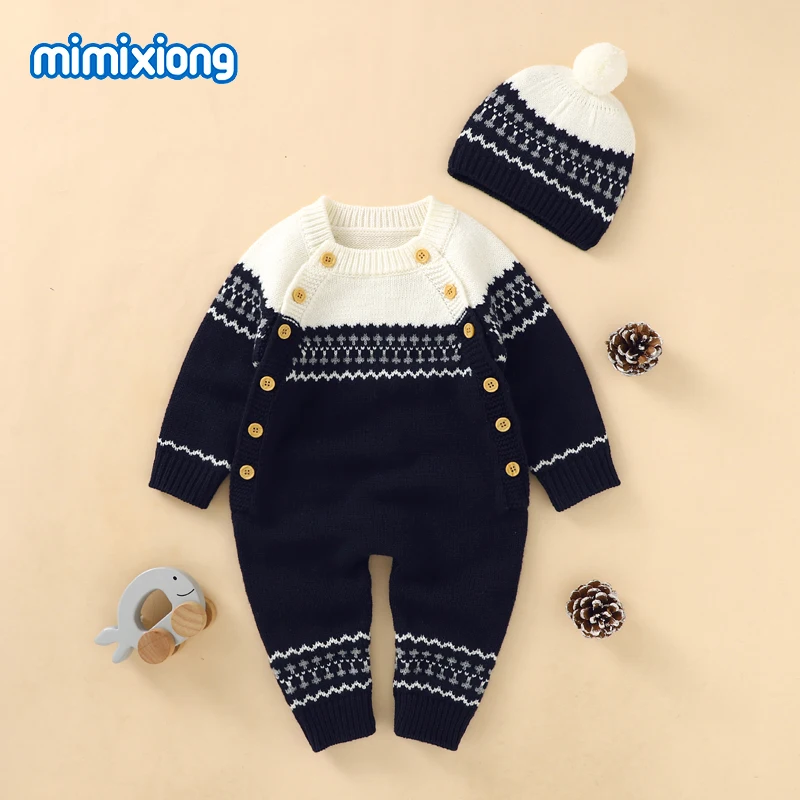 

Детский трикотажный комбинезон с длинным рукавом, на возраст 0-18 месяцев