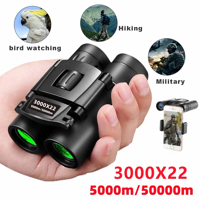 

Night Long Vision Telescope Binoculars Powerful Range 50000m Monocular Zoom Portable Low Professional