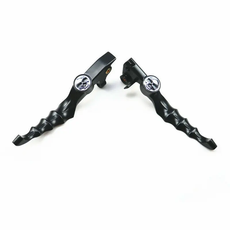 Black Skull Brake Clutch Lever for Custom Drag Star XVS400 96-02 XVS650 XVS1100 | Motorbike Brakes