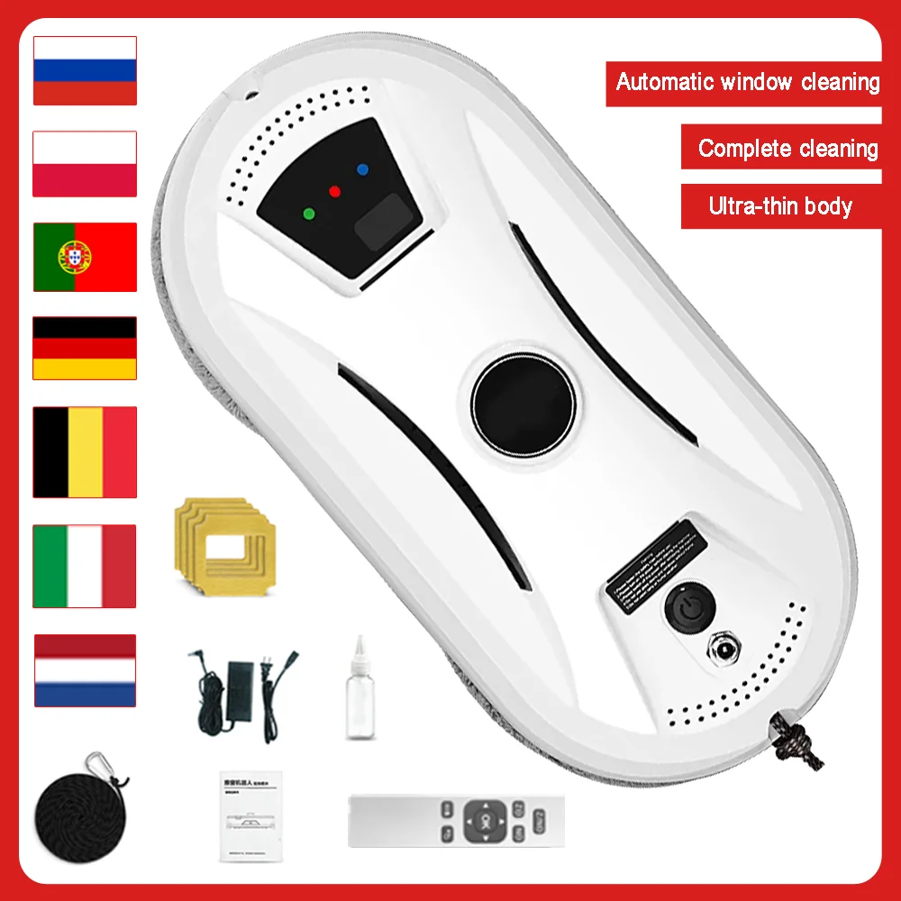 

Ultra thin Window Cleaning Robots, Remote Window Cleaning Machines, Household Window Cleaning Tools Robot Vacuum Cleaner