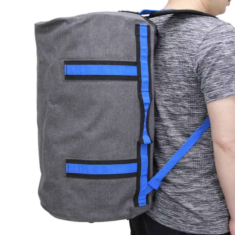 Premium Coated 40-Liter Duffel, Grey