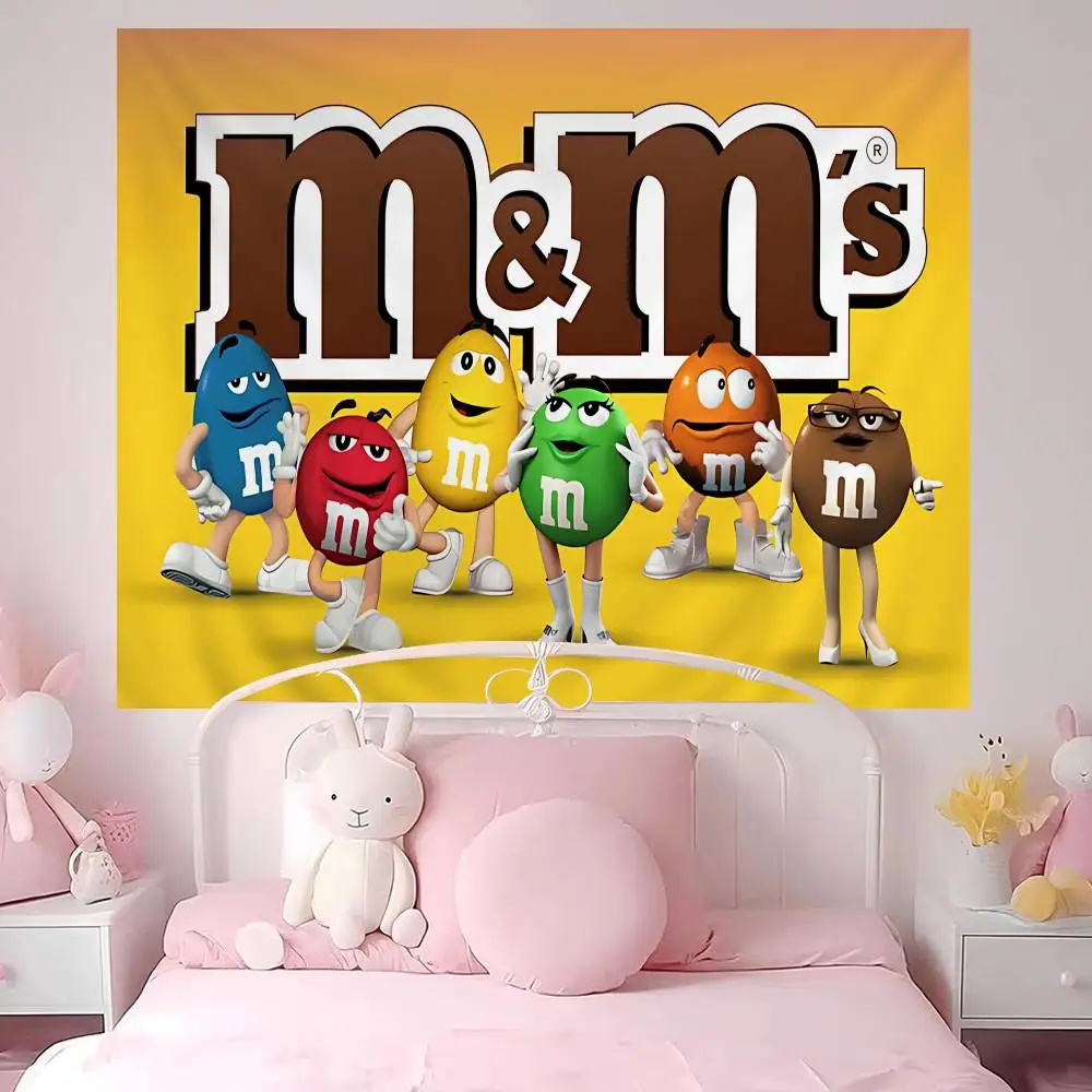 Фото Настенный гобелен Candy C-Chocolate MMS, красочный, в богемном стиле, с мандалой, декор для стен №3